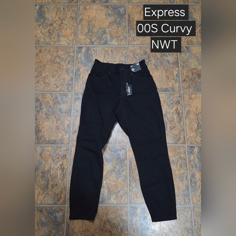 Express Black Curvy Fit Jeans